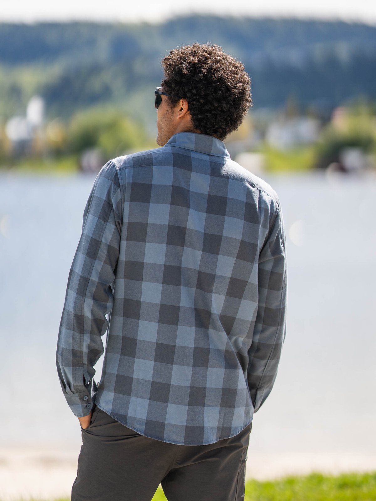 Helly Hansen Aker Flannel Long Sleeve Shirt Washed Navy