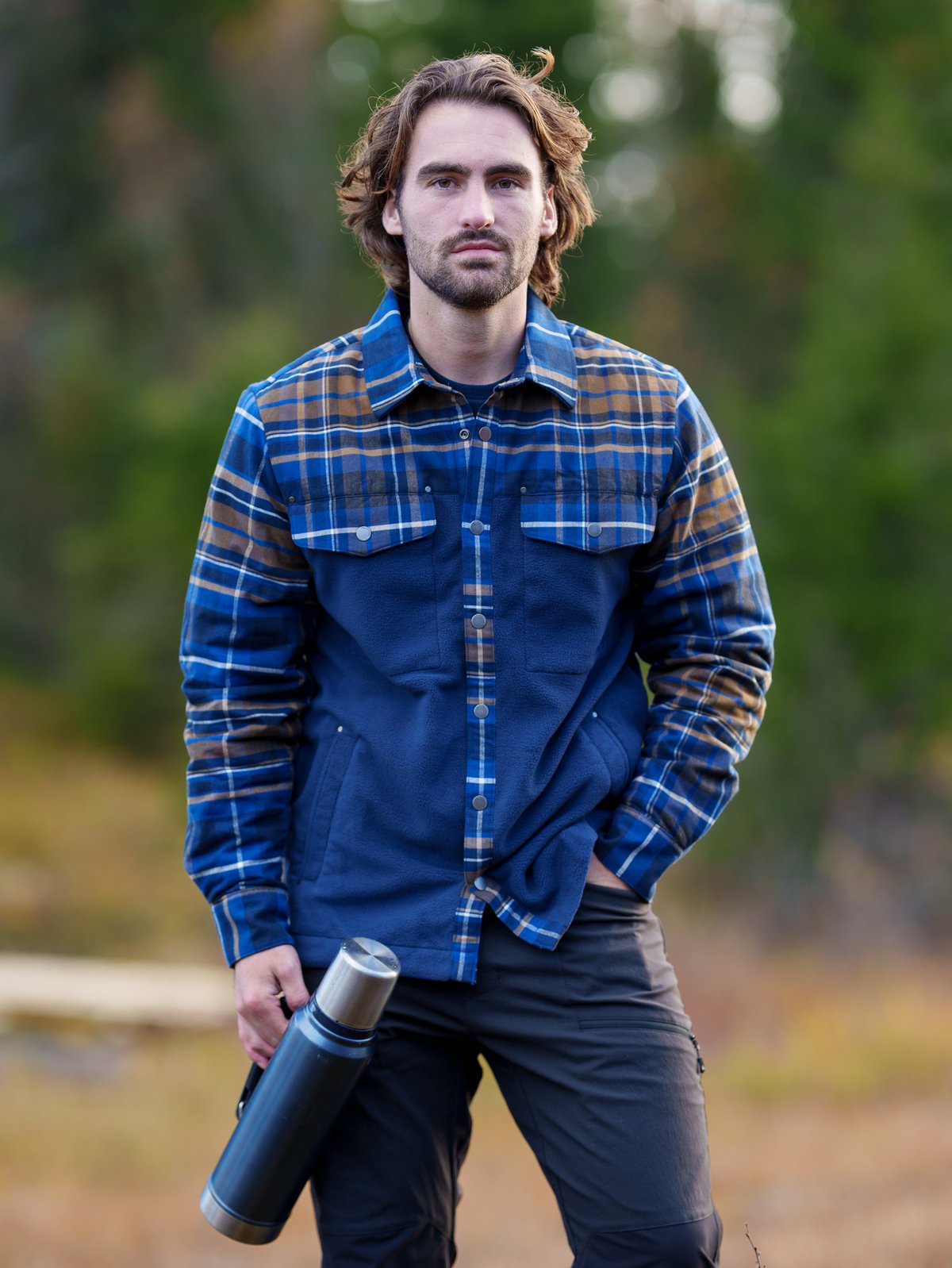 Helly Hansen Lokka Fleece Shirt Dark Blue