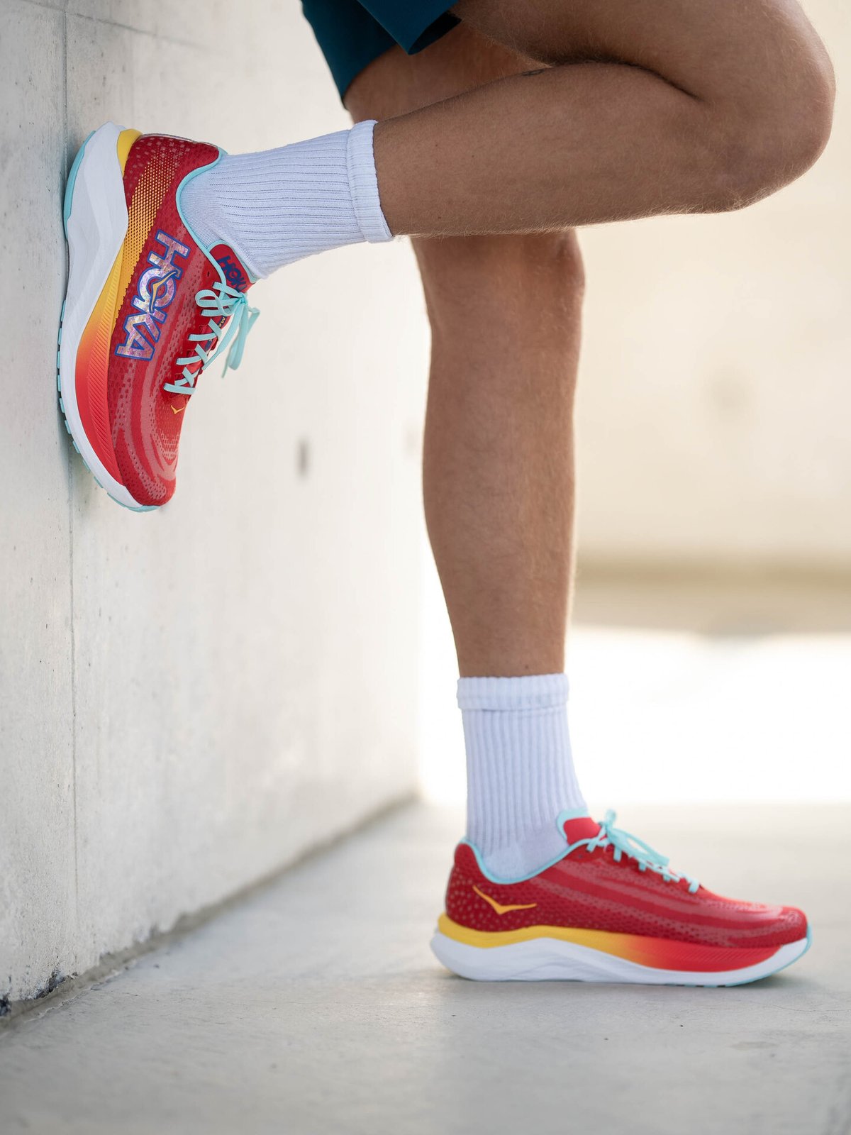 Hoka Mach X Cerise / Cloudless