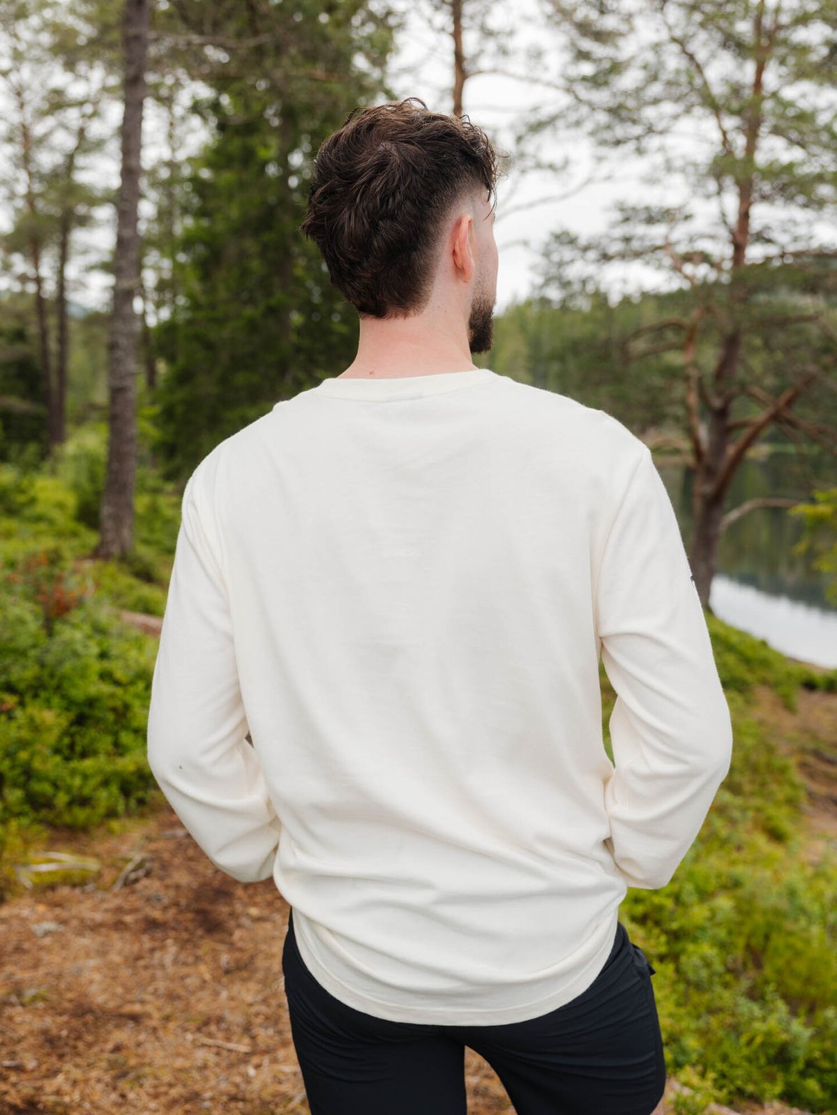 Haglöfs Haglöfs Long Sleeve Tee Men Soft White