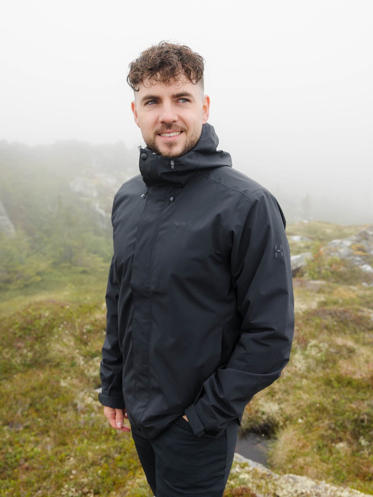 Haglöfs Breeze Proof Jacket Men True Black