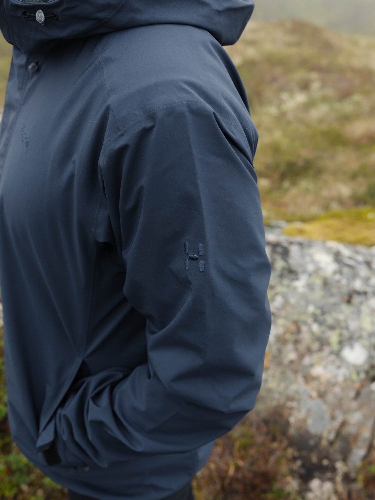 Haglöfs Breeze Proof Jacket Men Tarn Blue
