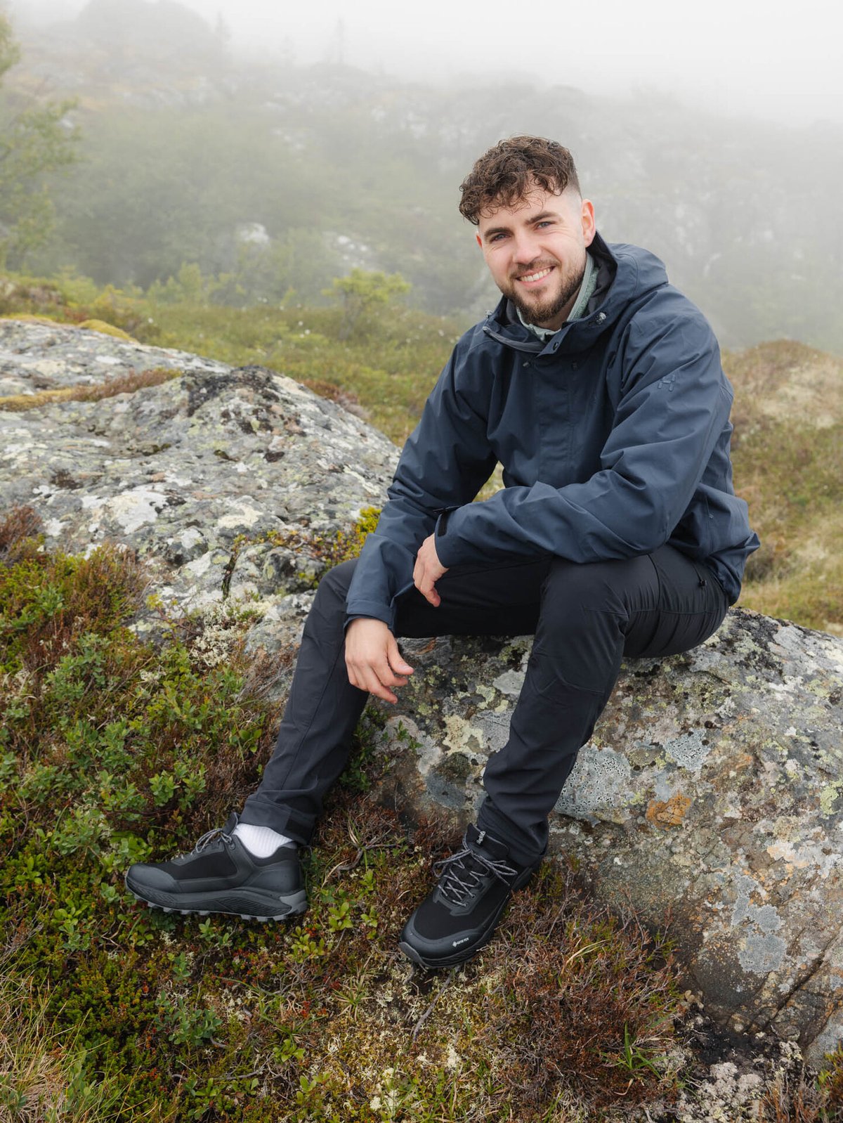 Haglöfs Breeze Proof Jacket Men Tarn Blue