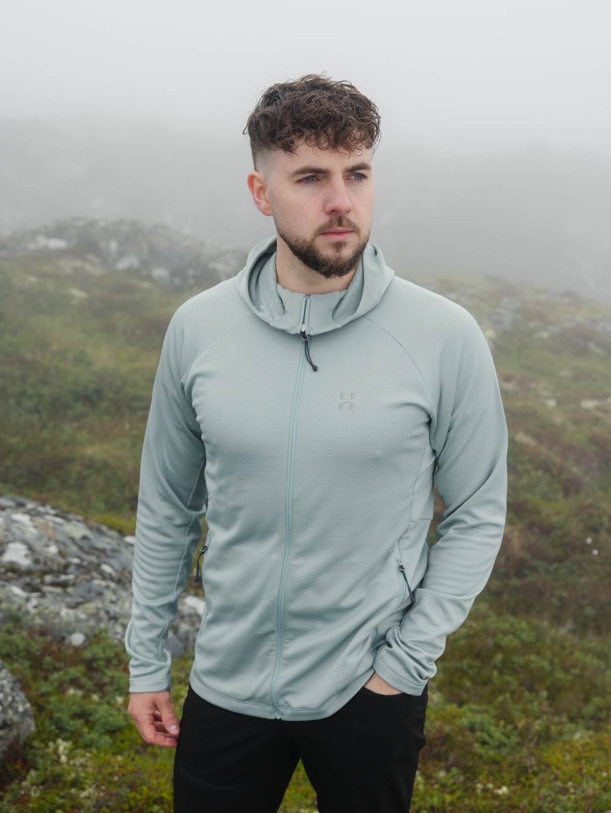 Haglöfs Korp Mid Hood Men Dew Green