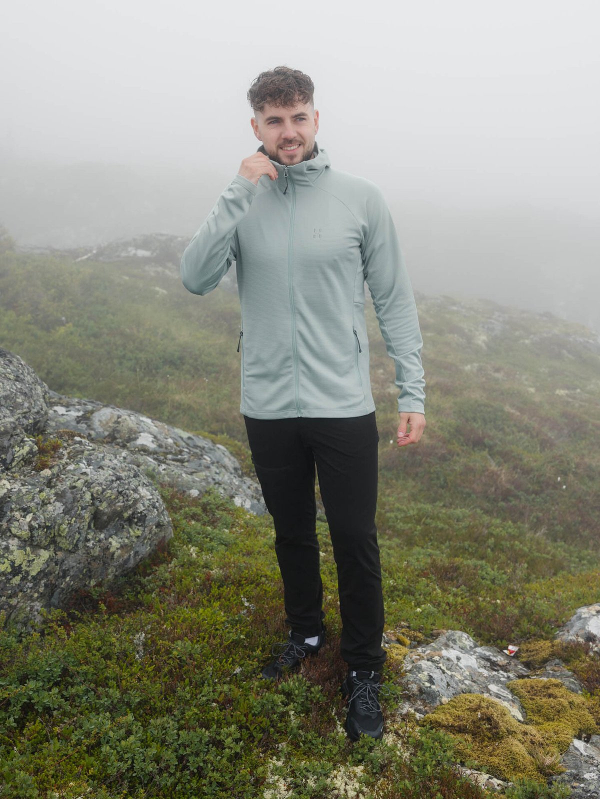 Haglöfs Korp Mid Hood Men Dew Green