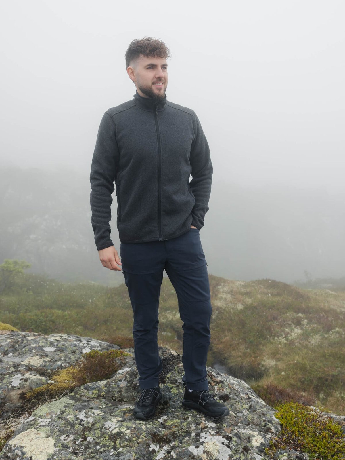 Haglöfs Swook II Mid Jacket Men Magnetite/True black