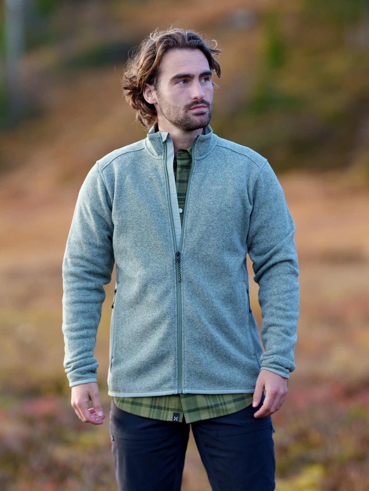 Haglöfs Swook II Mid Jacket Men Chlorophyll Green/Dew Green