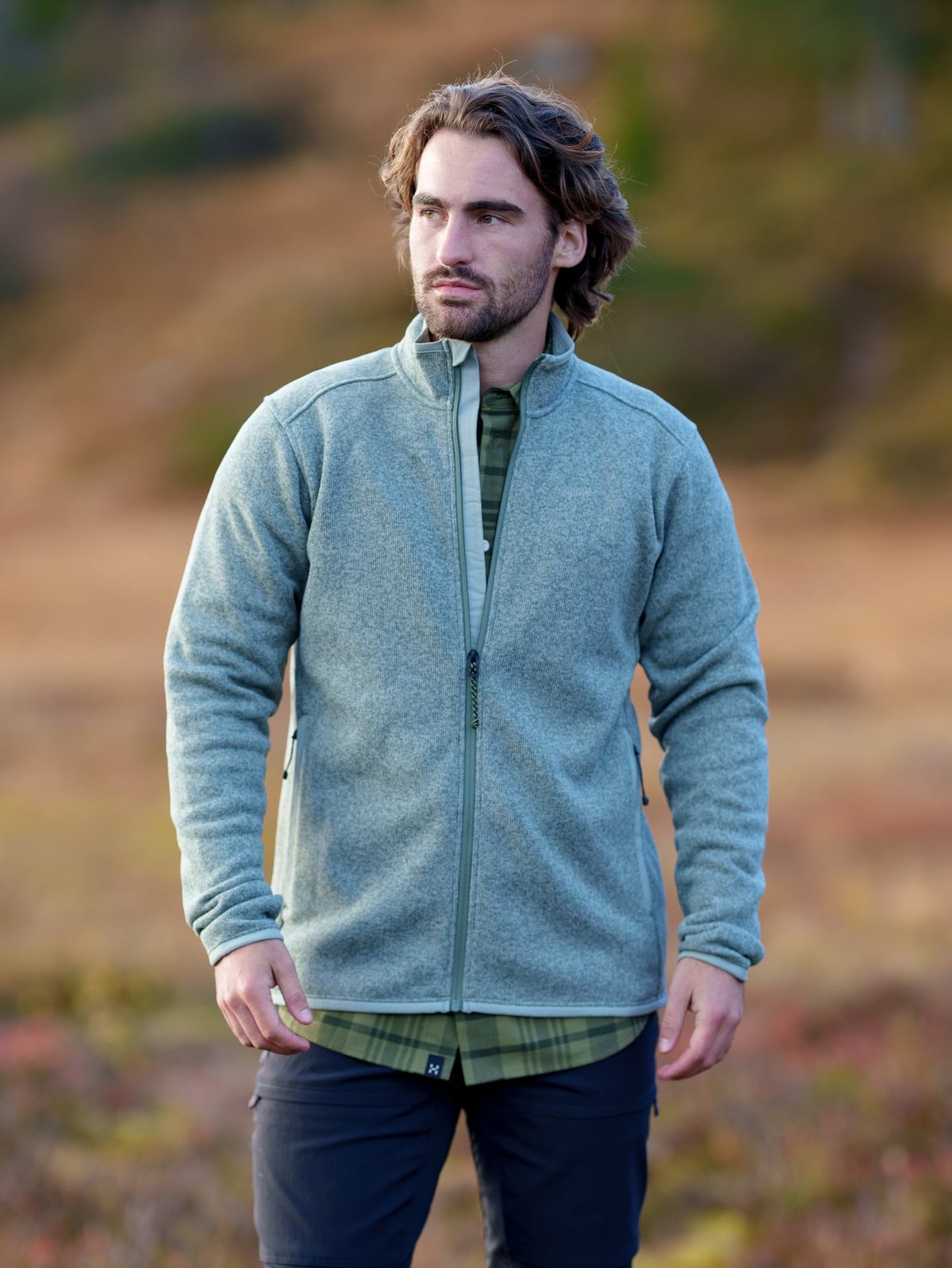 Haglöfs Swook II Mid Jacket Men Chlorophyll Green/Dew Green
