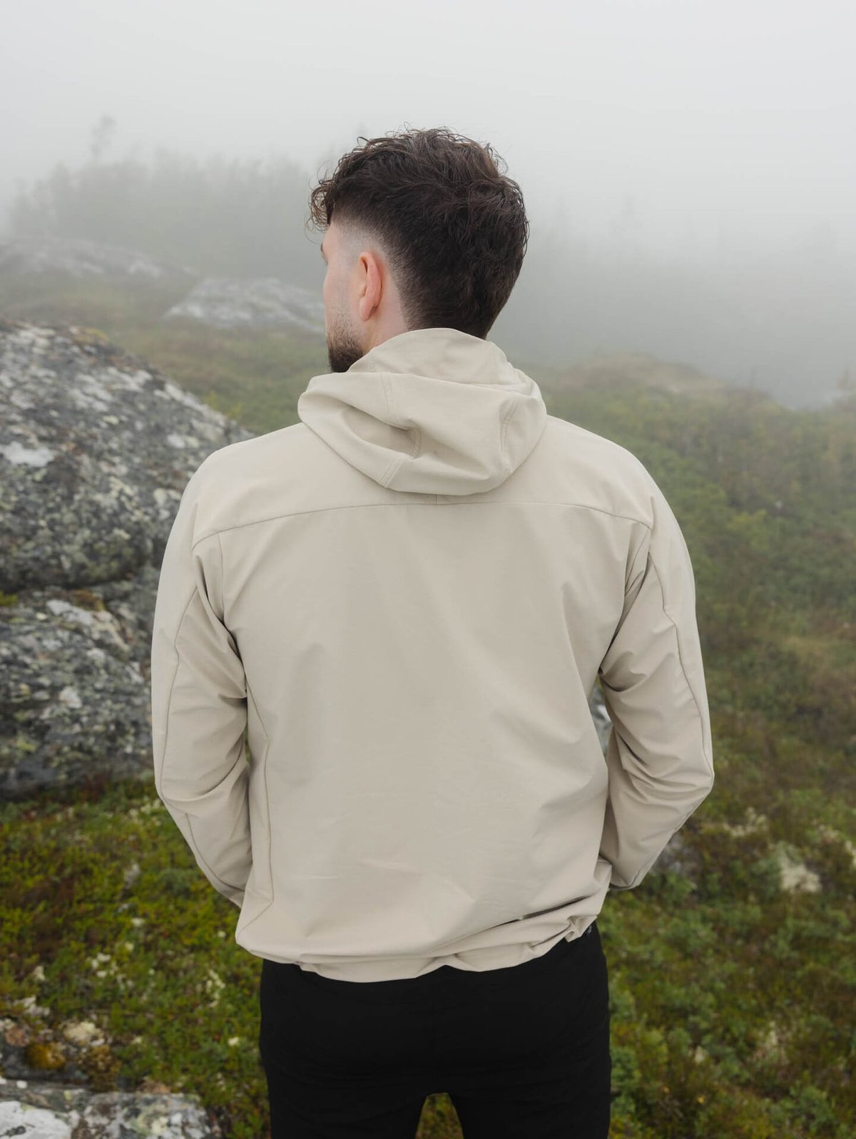 Haglöfs Rosson Softshell Hood Men Chalk Beige