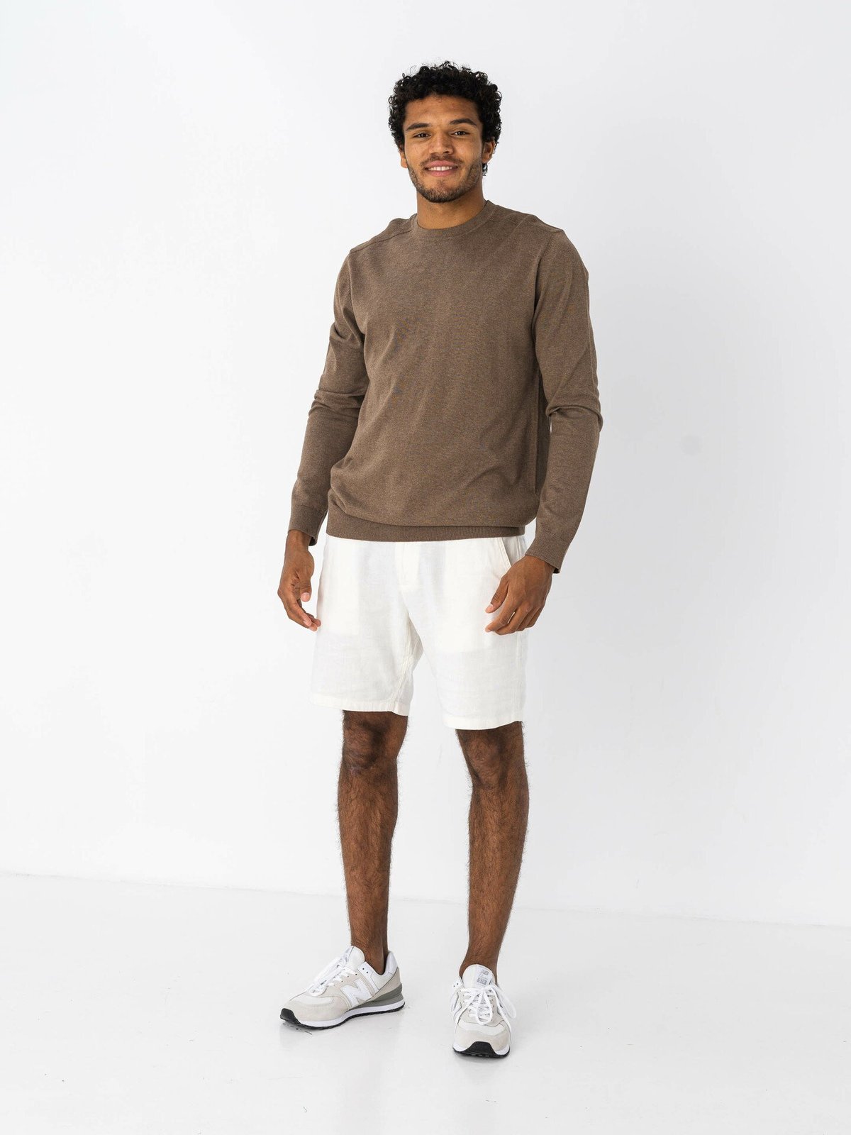 Selected Homme Berg Crew Neck Teak
