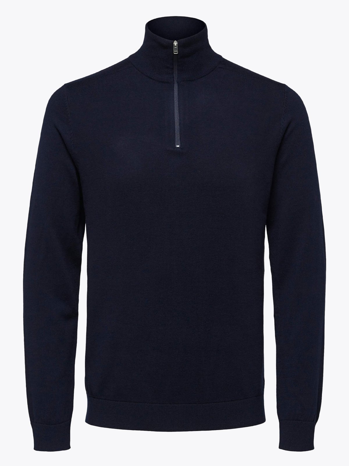 Selected Homme Selected Homme Berg Long Sleeve Half Zip Navy Blazer Melange