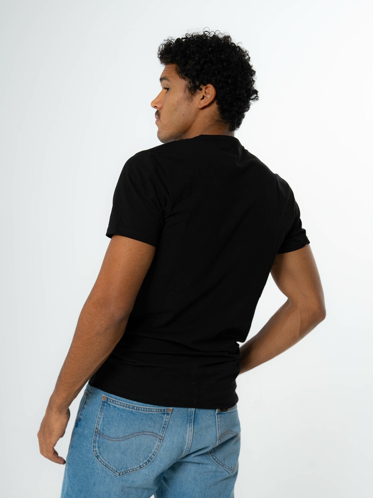 Selected Homme New Pima 3-Pack Short Sleeve O-Neck Black
