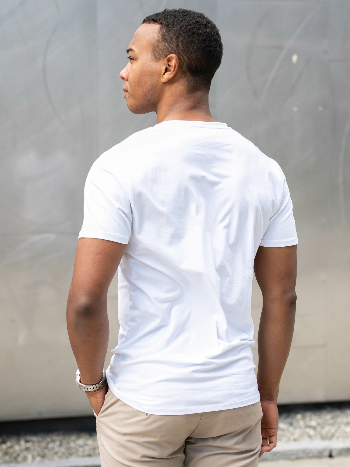 Selected Homme New Pima 3-Pack Short Sleeve O-Neck Bright White