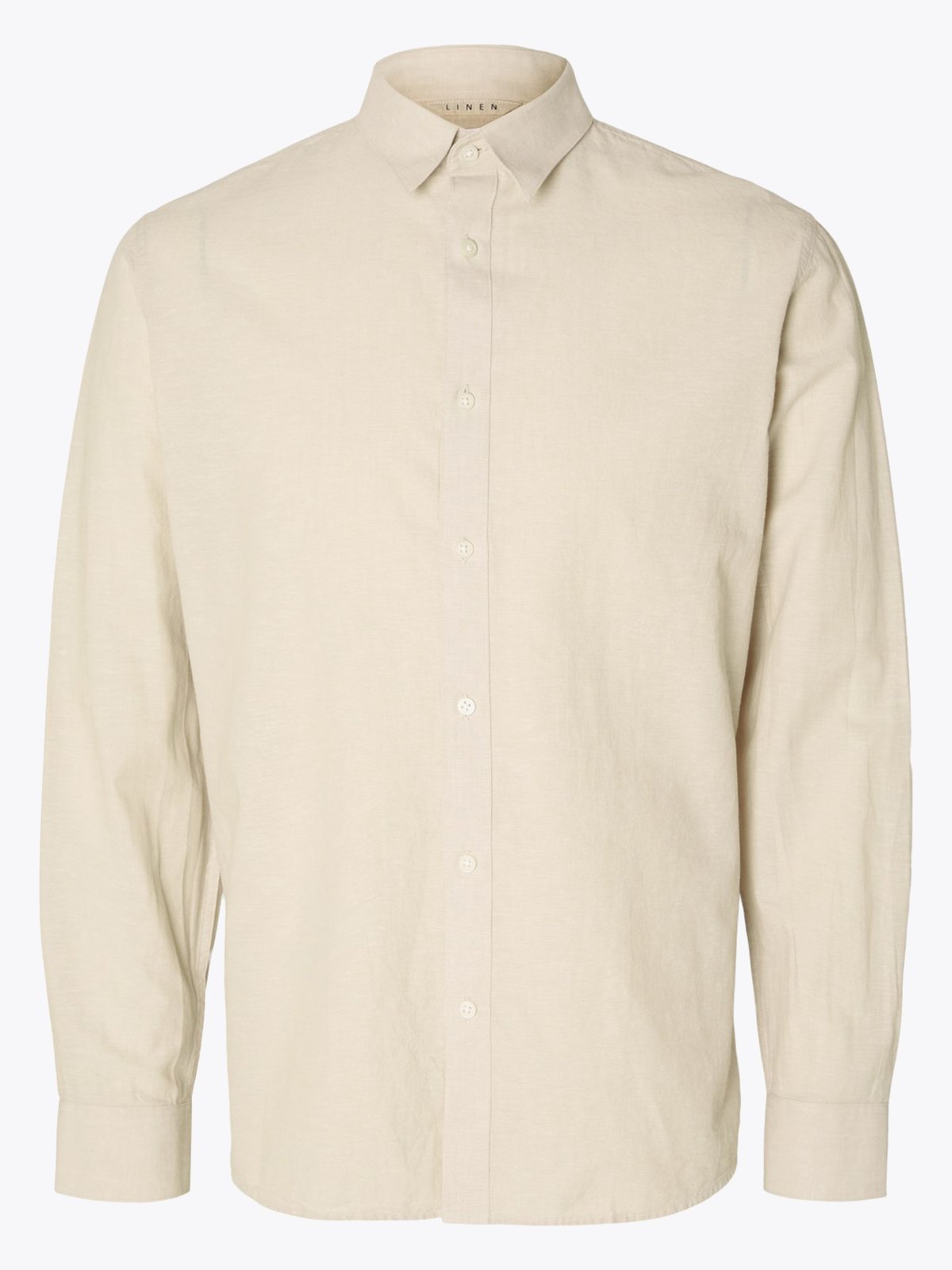 Selected Homme Slim-Sun Shirt Long Sleeve Pure Cashmere