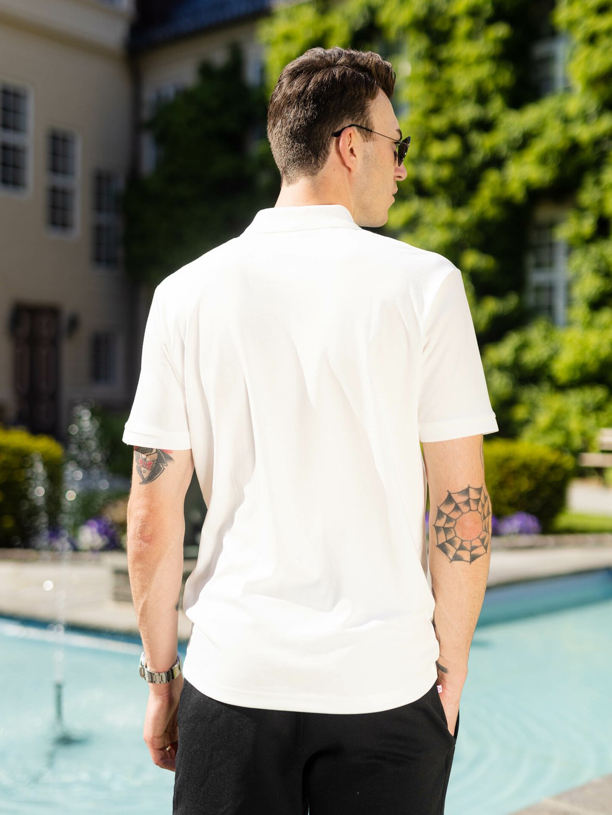 Selected Homme Selected Homme Fave Zip Short Sleeve Polo Cloud Dancer