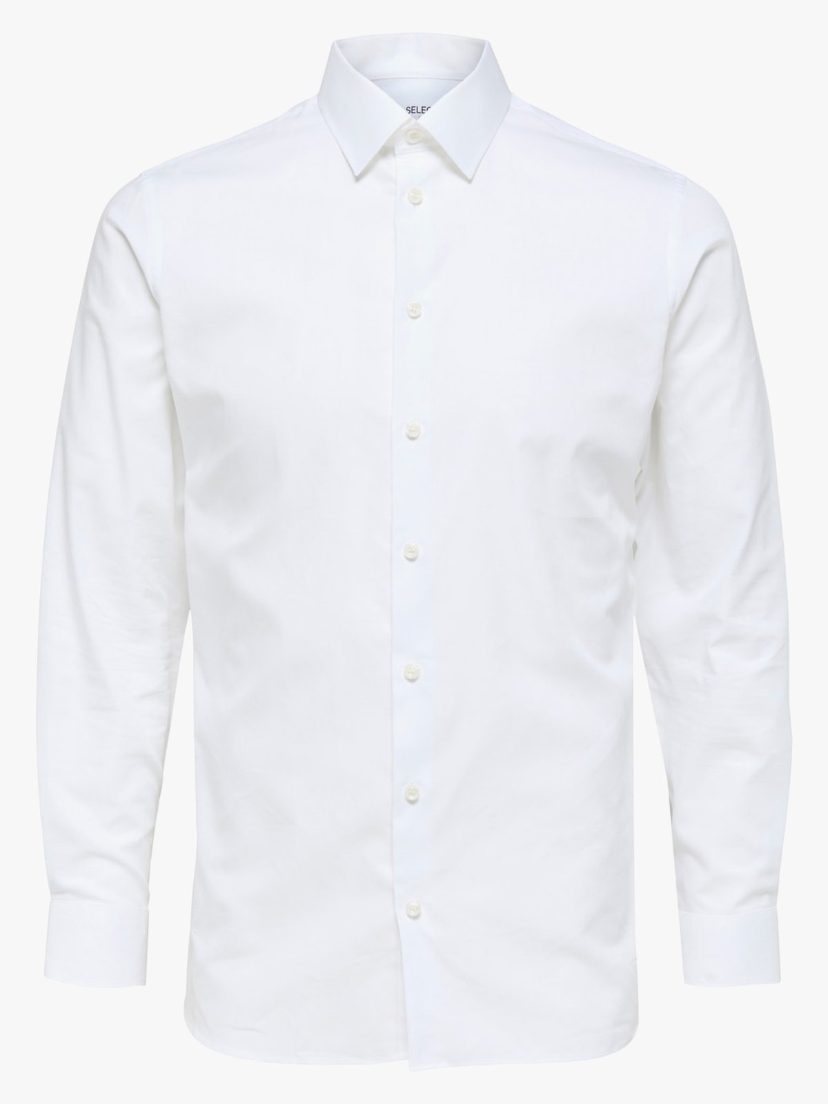 Selected Homme Slim Ethan Shirt Long Sleeve Classic Bright White