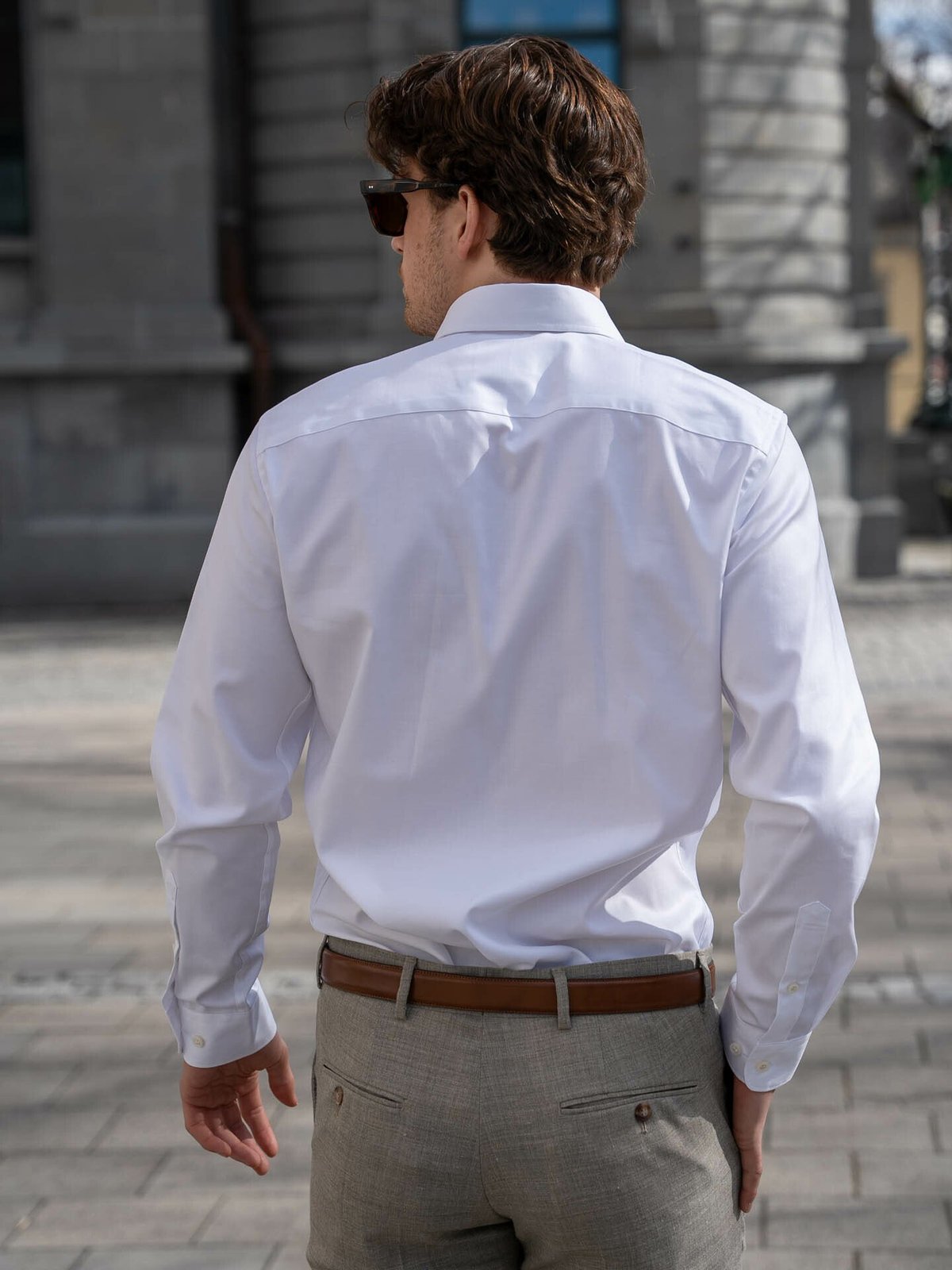 Selected Homme Slim Ethan Shirt Long Sleeve Classic Bright White