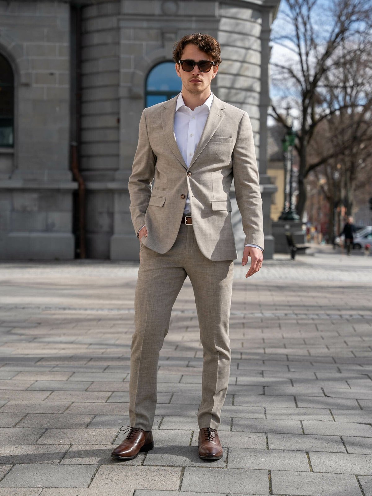 Selected Homme Slim Ethan Shirt Long Sleeve Classic Bright White