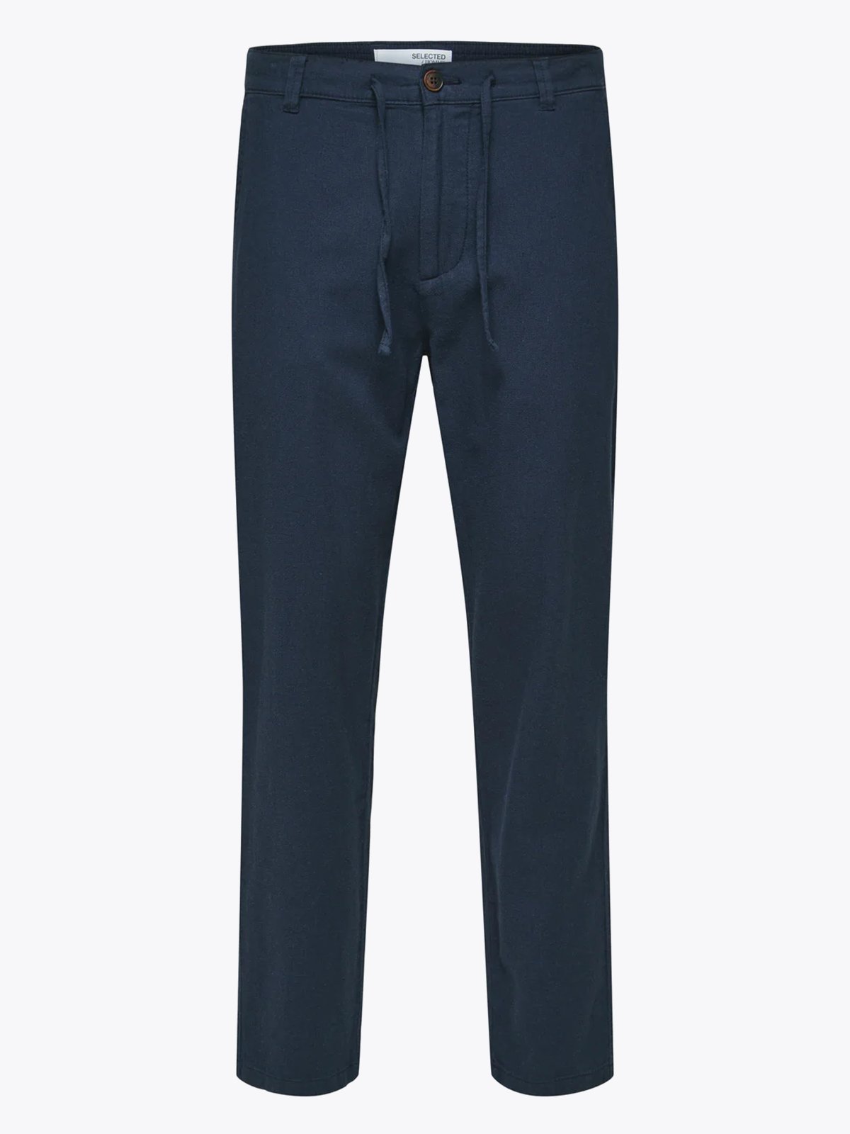 Selected Homme Slim Tape Brody Linen Pant Dark Sapphire