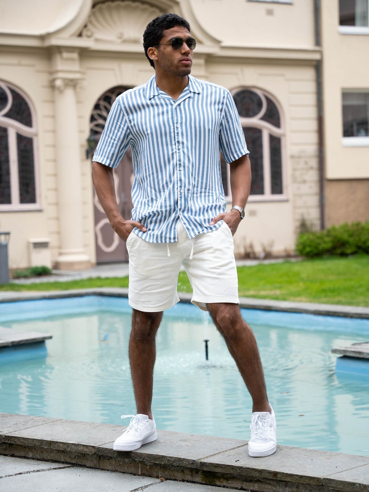 Selected Homme Regular Brody Linen Shorts Cloud Dancer