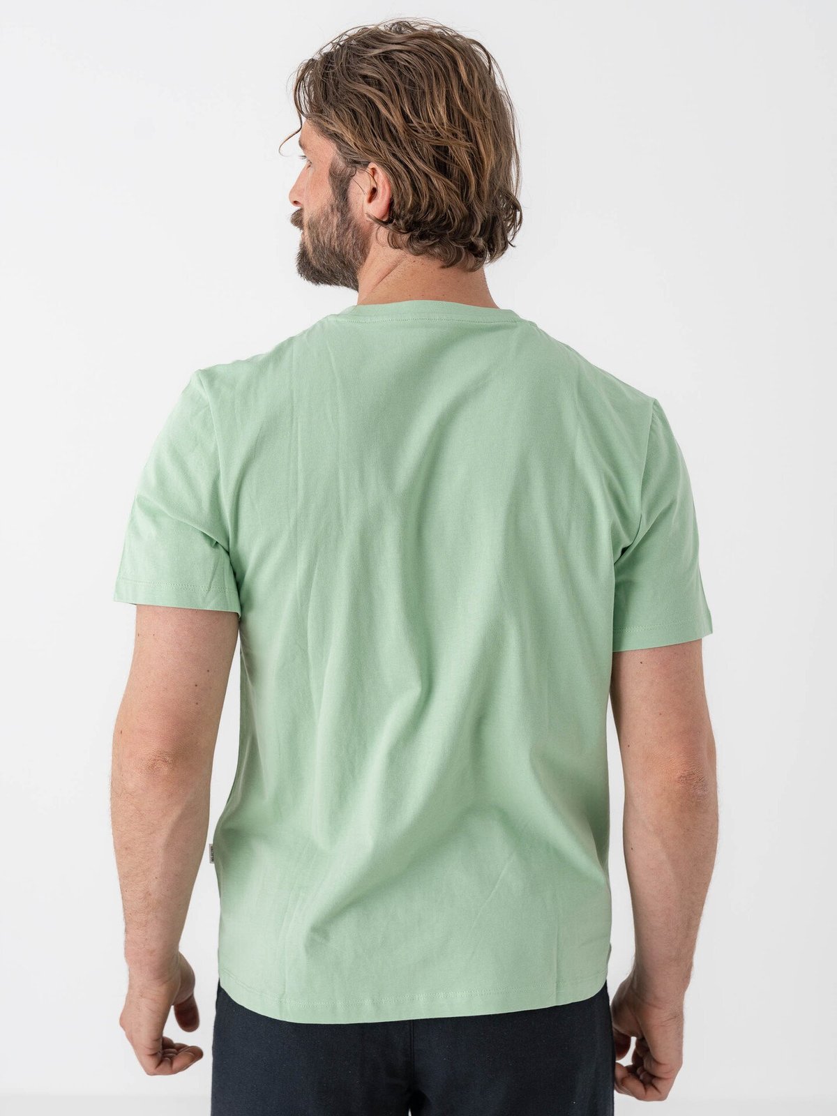 Selected Homme Aspen Short Sleeve O-Neck Tee Hemlock