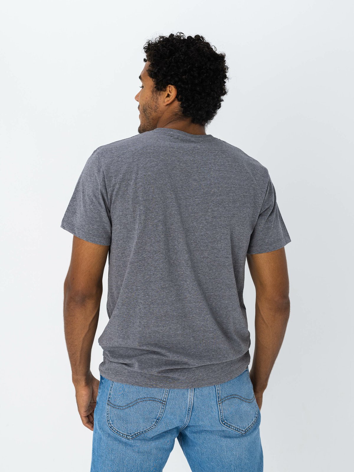 Selected Homme Aspen Short Sleeve O-Neck Tee Medium Grey Melange