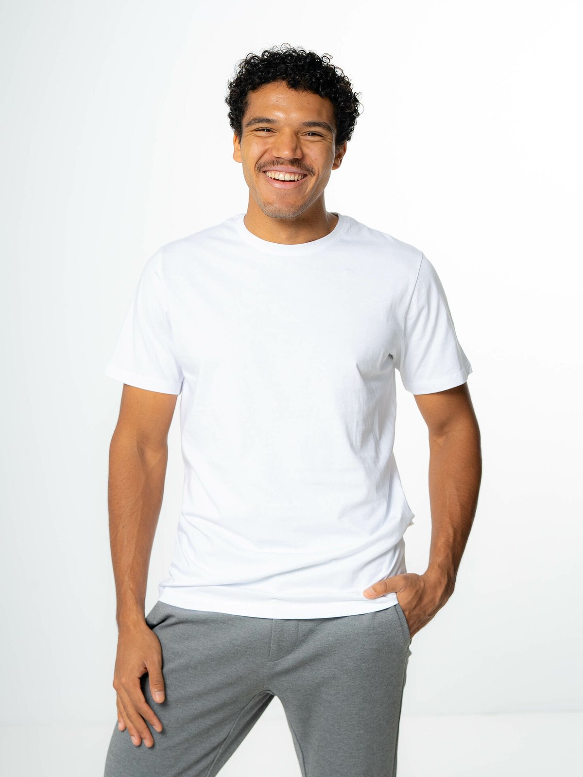 Selected Homme Aspen Short Sleeve O-Neck Tee Bright White