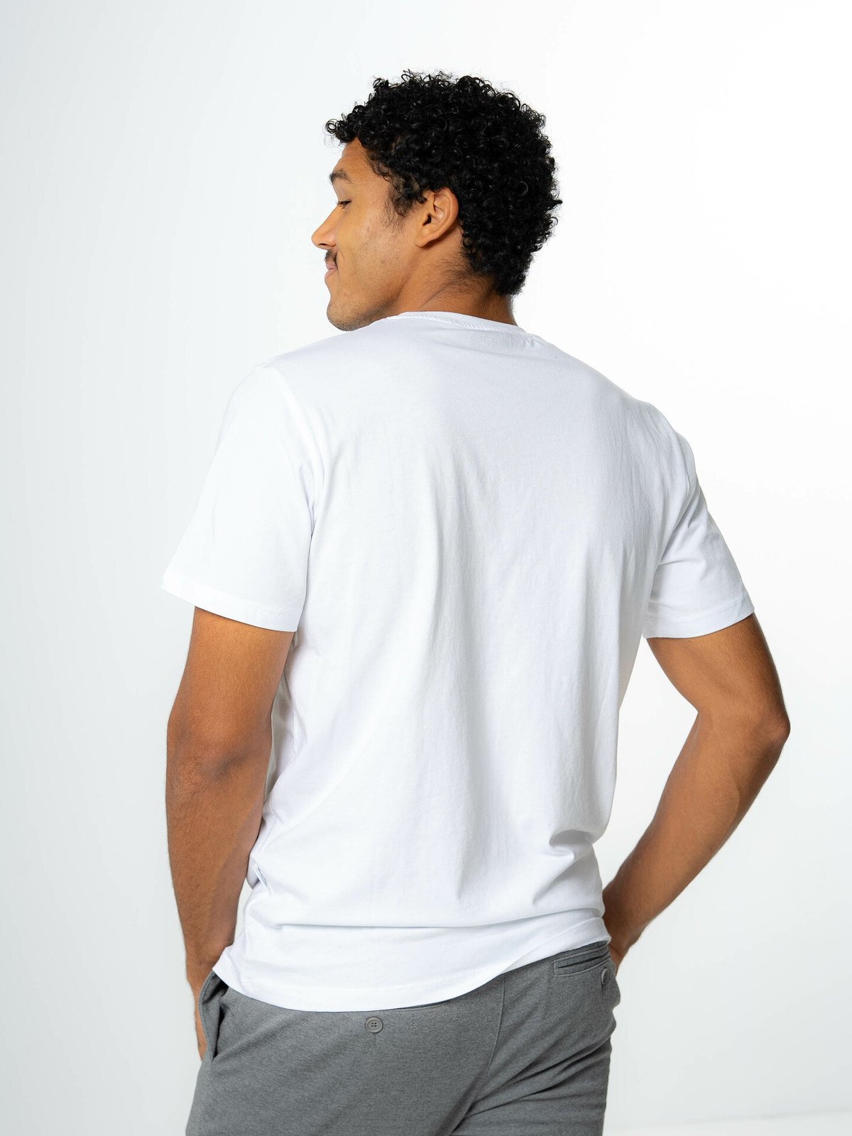 Selected Homme Aspen Short Sleeve O-Neck Tee Bright White