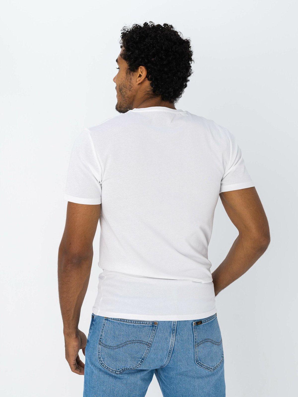 Selected Homme Selected Homme Ael Short Sleeve O-Neck Tee Bright White
