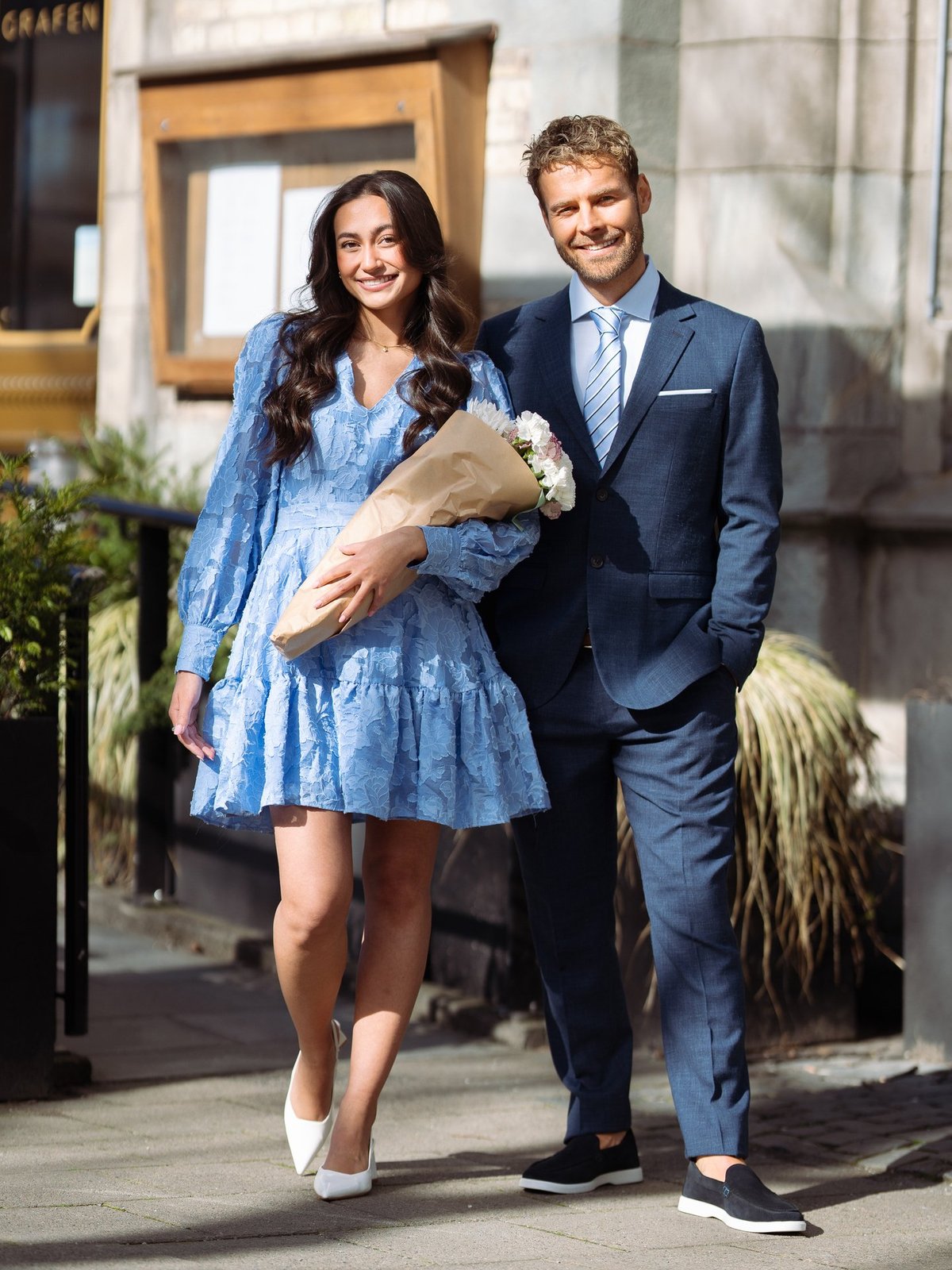 Selected Homme Slim-Oasis Linen Trousers Dark Navy