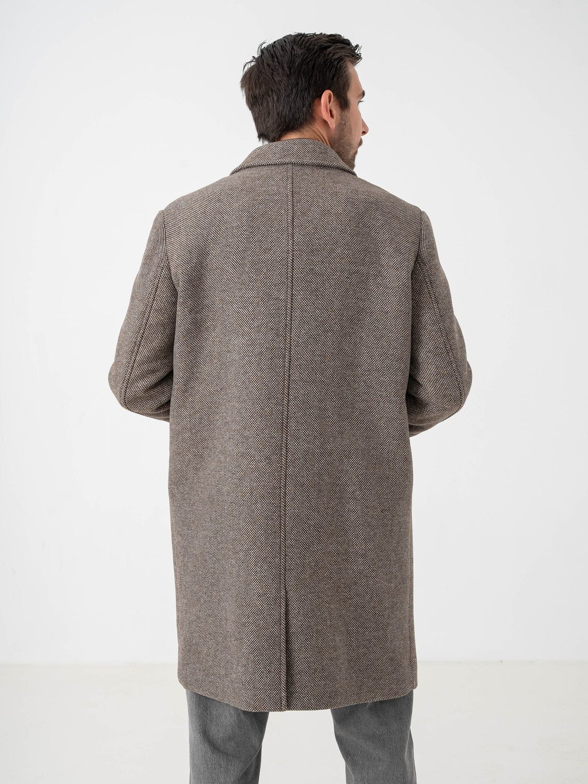 Selected Homme Archive Car Coat Demitasse Donegal