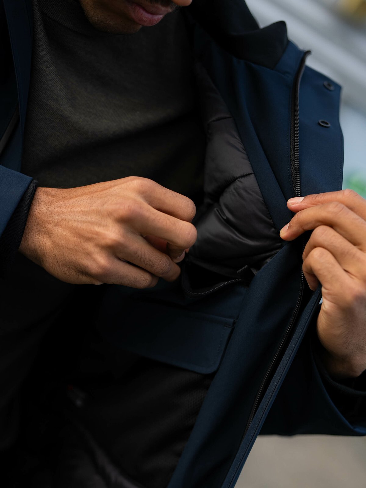 Selected Homme Selected Homme Feist Tech Parka Sky Captain