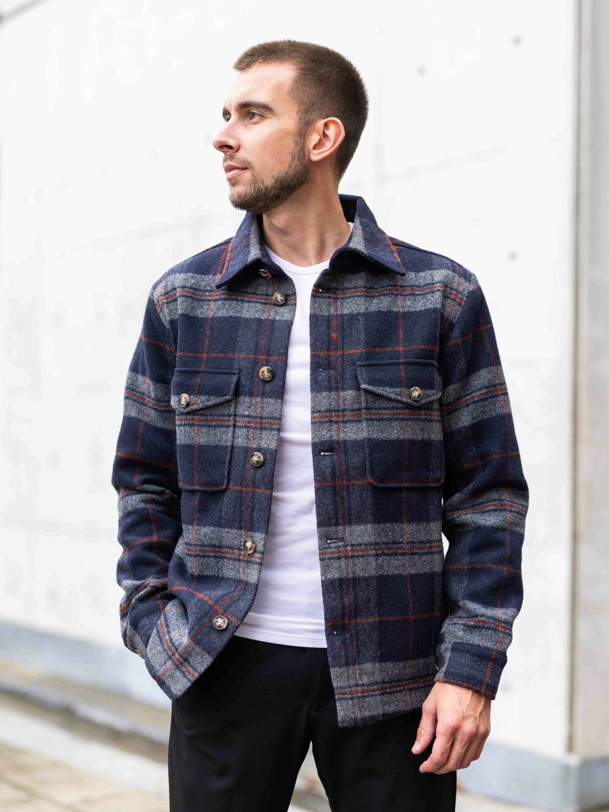 Selected Homme Selected Homme Archive Overshirt Navy