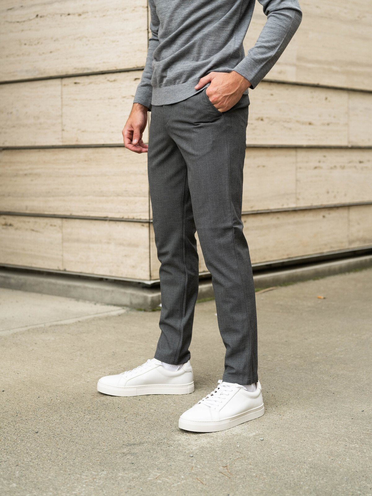 Selected Homme Slim Robert Flex 175 Pant Grey Melange