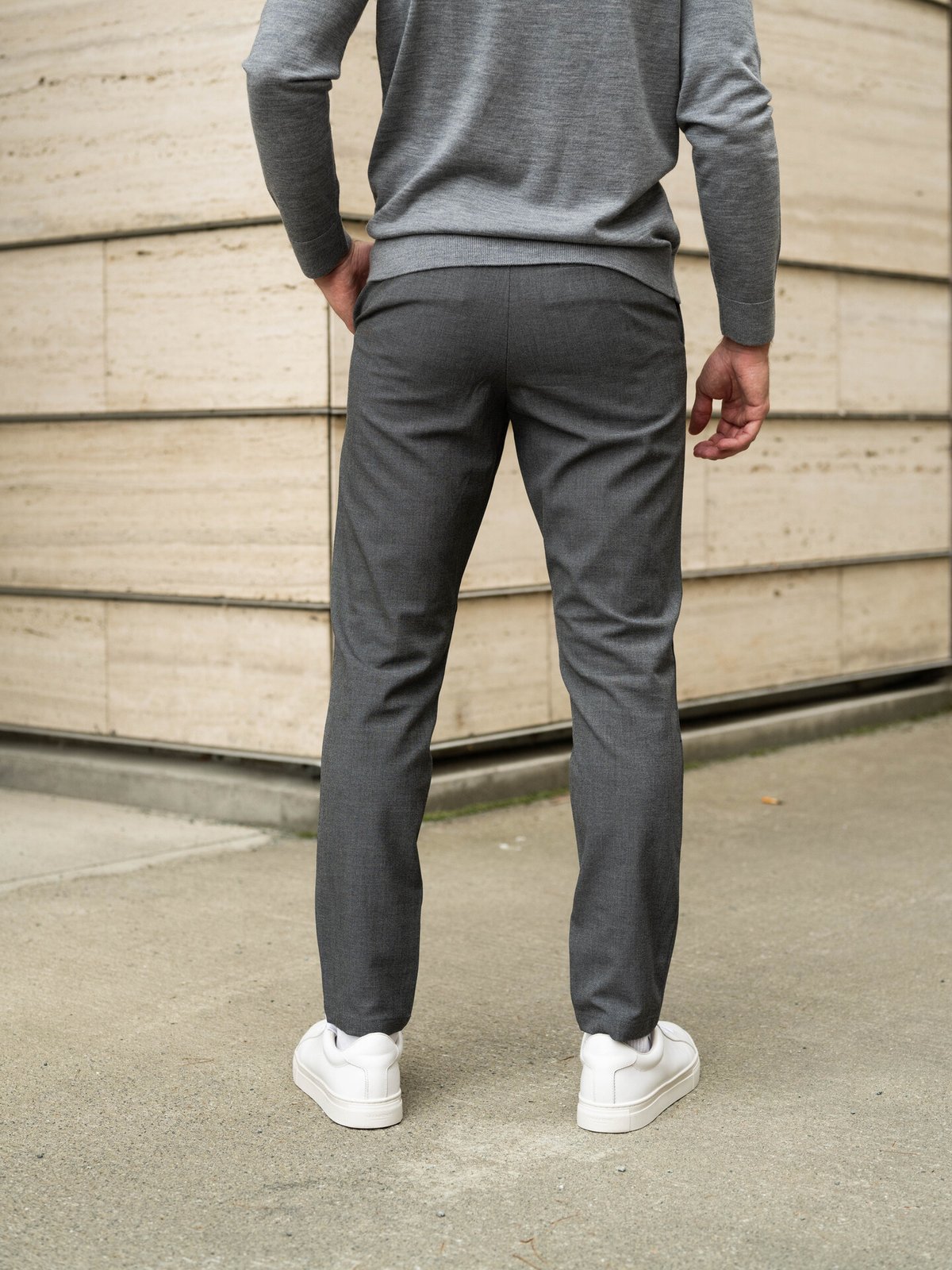 Selected Homme Slim Robert Flex 175 Pant Grey Melange