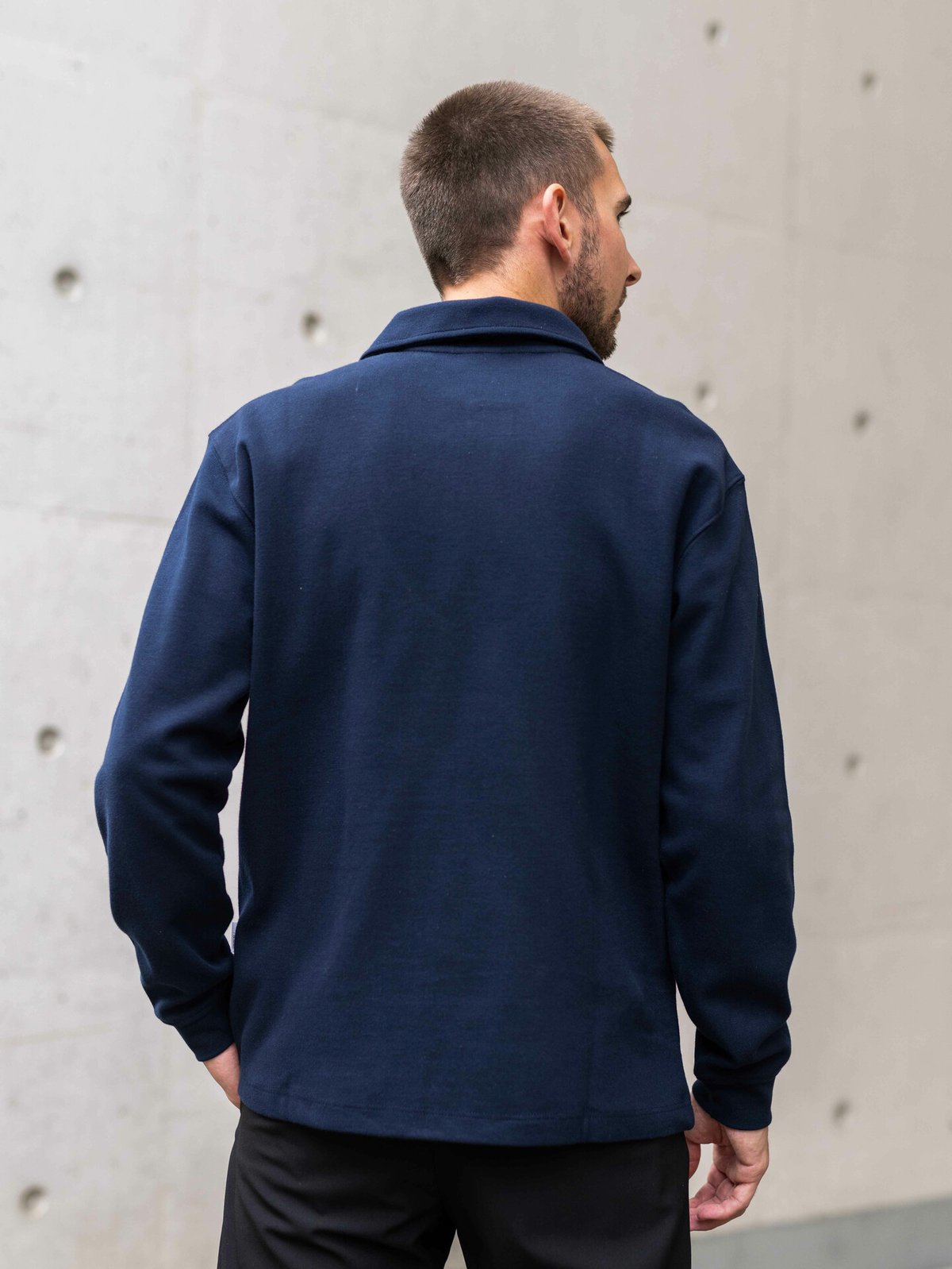 Selected Homme Selected Homme Relax Dap Long Sleeve Polo Sky Captain