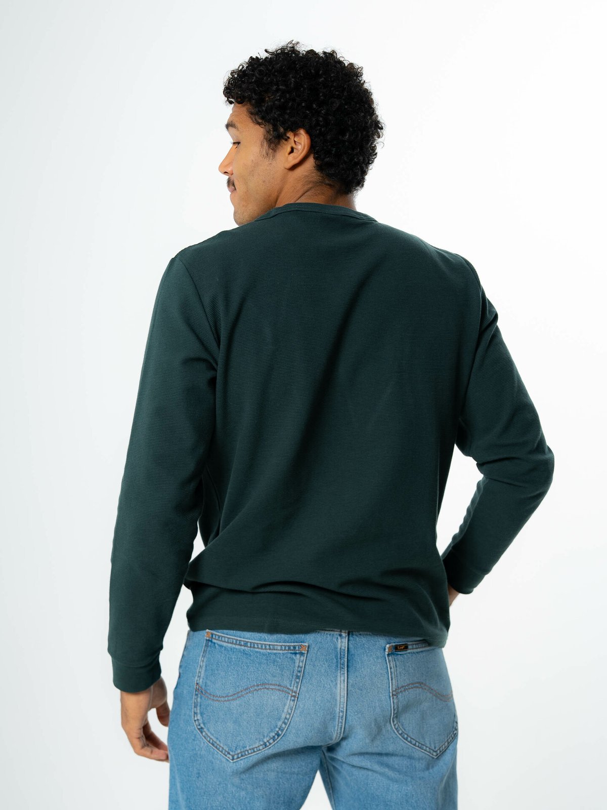 Selected Homme Selected Homme Colin Long Sleeve O-neck Tee Green Gable