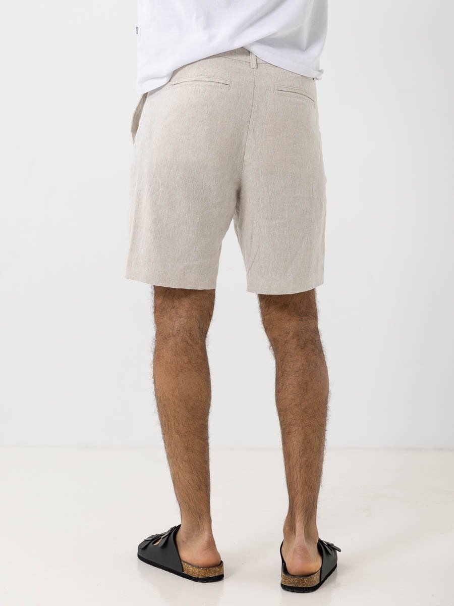 Selected Homme Reg Mads Linen Shorts Pure Cashmere
