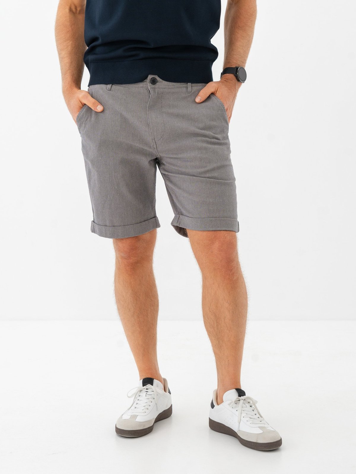Selected Homme Slim Luton Flex Shorts Asphalt