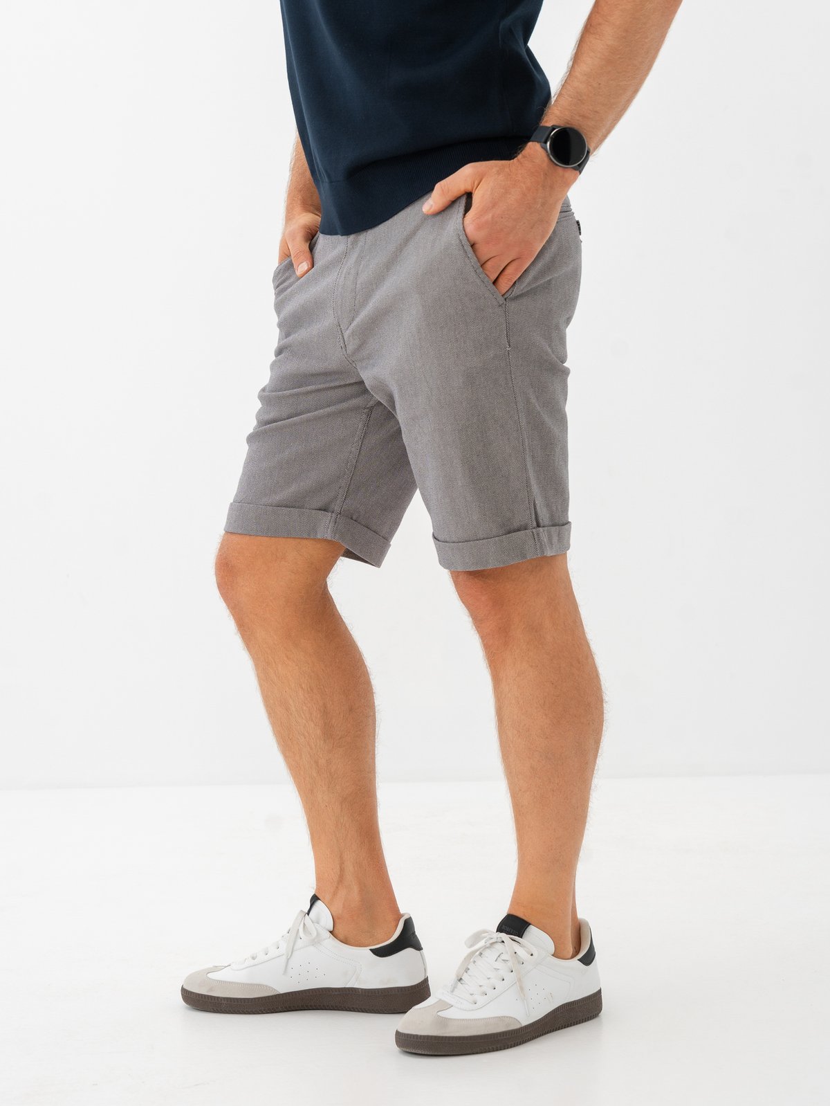 Selected Homme Slim Luton Flex Shorts Asphalt
