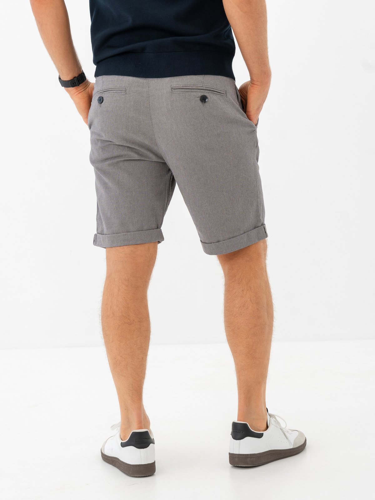 Selected Homme Slim Luton Flex Shorts Asphalt