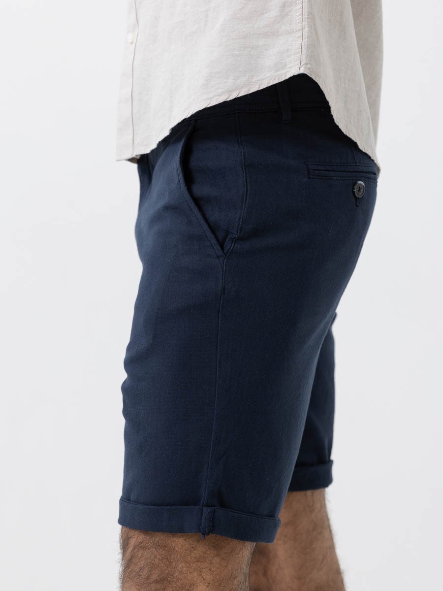 Selected Homme Slim Luton Flex Shorts Dark Sapphire