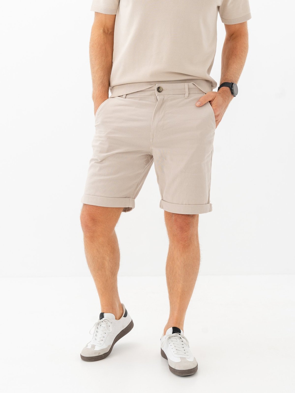 Selected Homme Slim Luton Flex Shorts Pure Cashmere