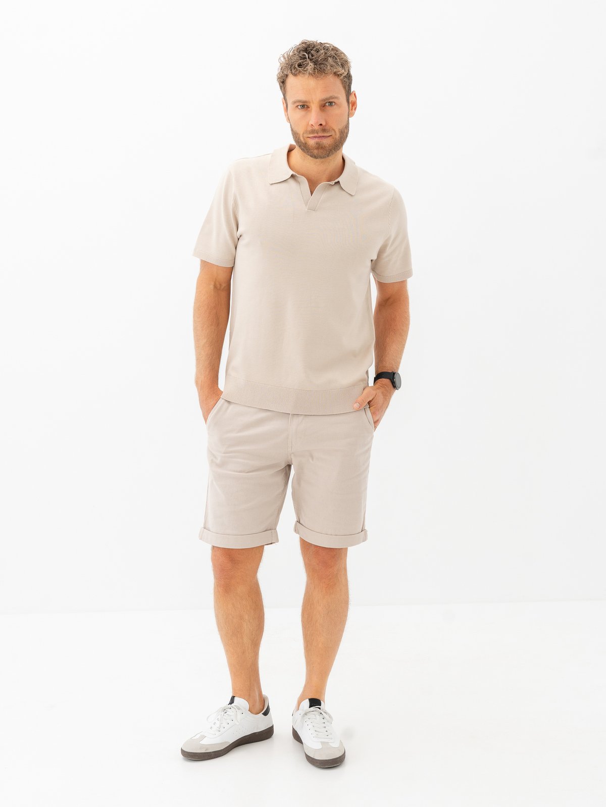 Selected Homme Slim Luton Flex Shorts Pure Cashmere