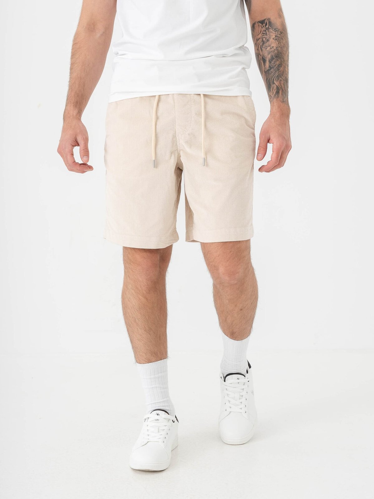 Selected Homme Regular Jace Corduroy Shorts Fog