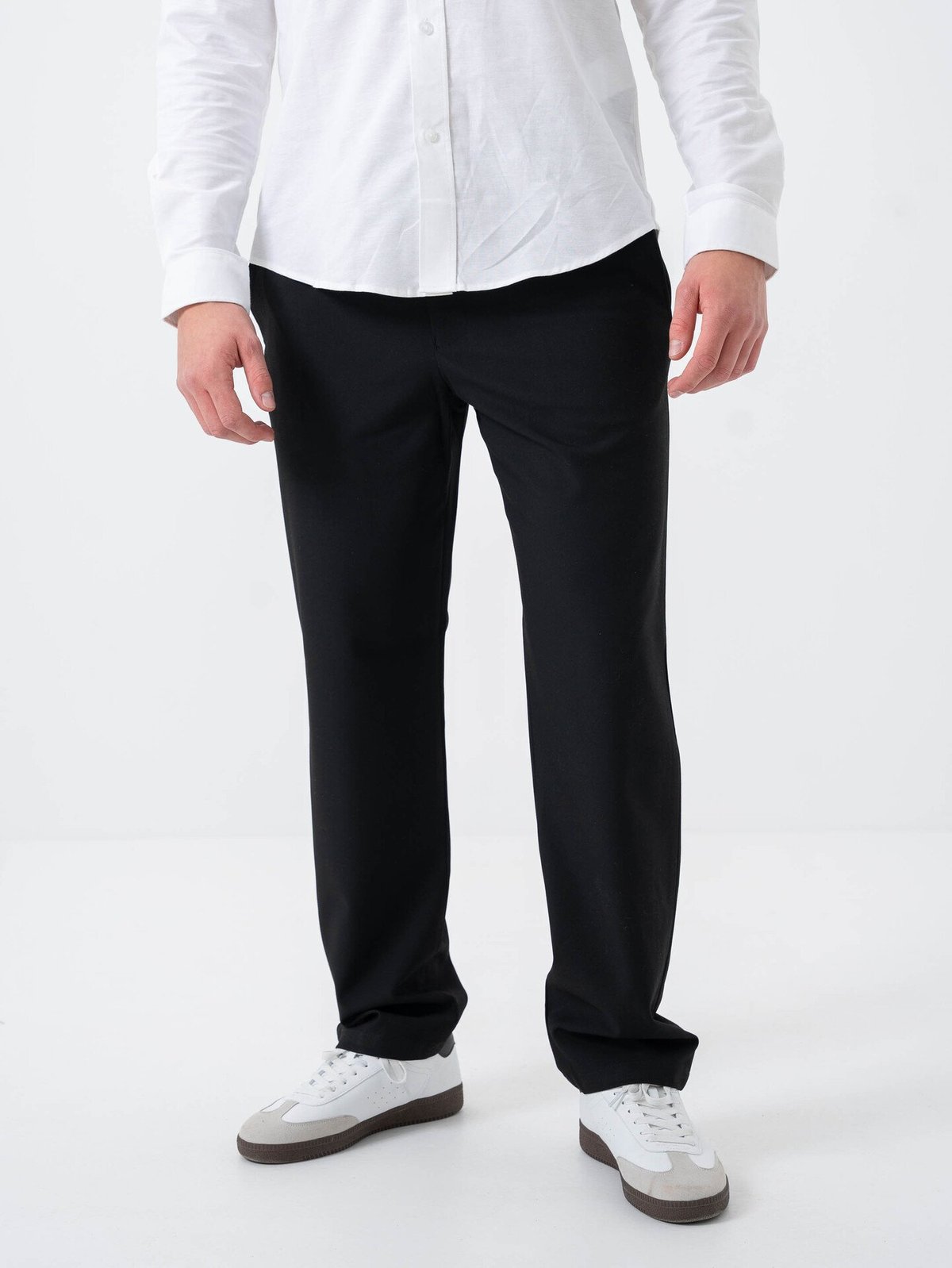 Selected Homme Straight Robert String Flex Pant Black
