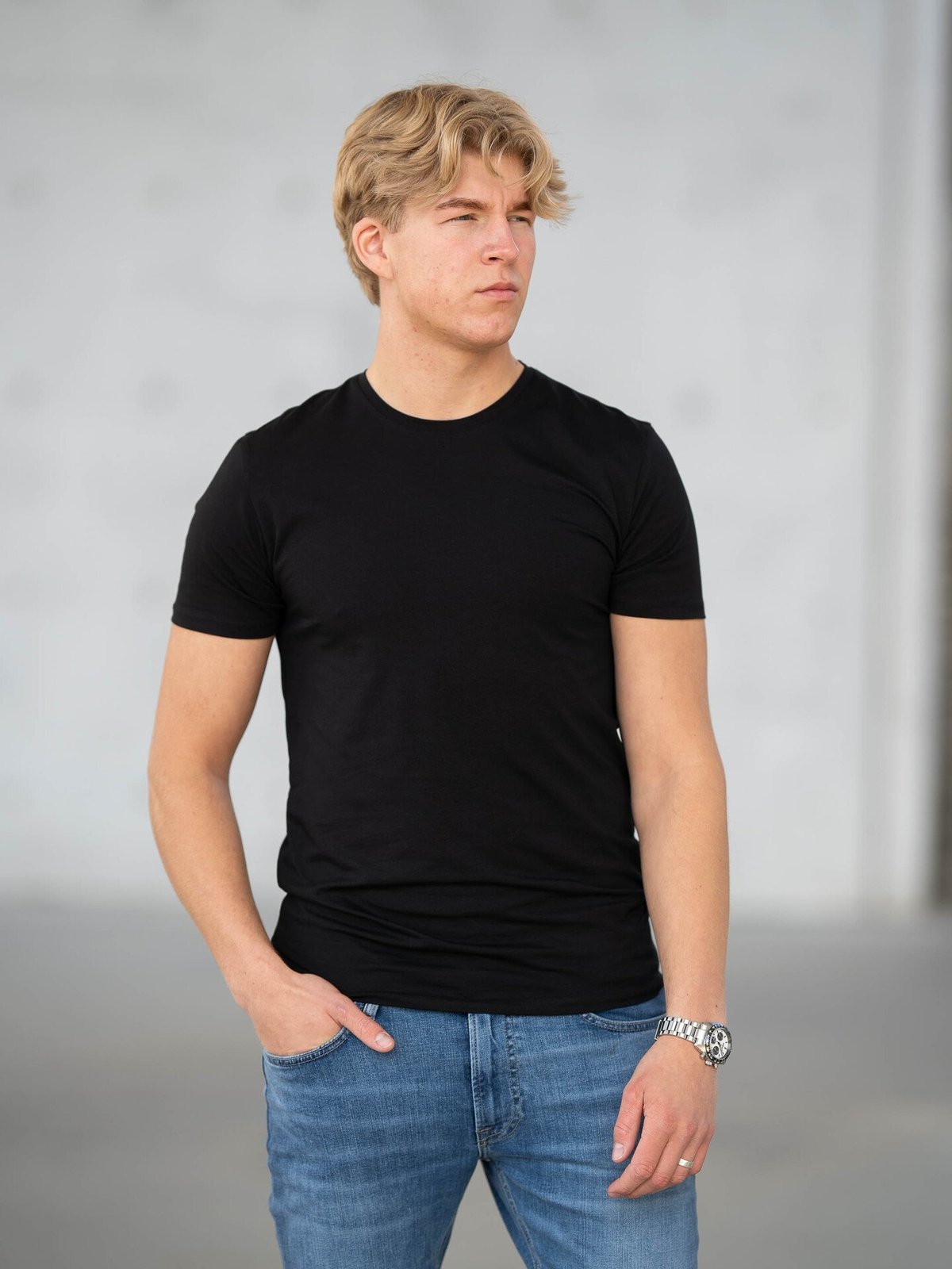 Selected Homme Roland Short Sleeve O-Neck 3-Pack Tee Black