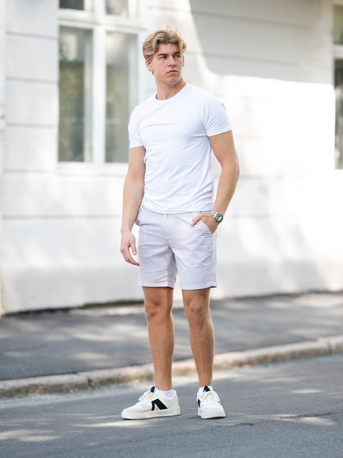 Selected Homme Roland Short Sleeve O-Neck 3-Pack Tee Black / Navy Blazer / Bright White