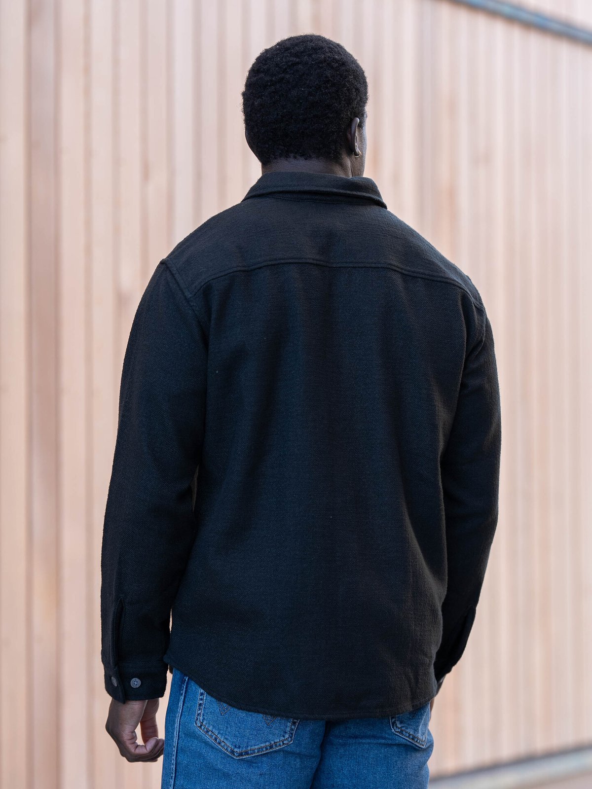 Selected Homme Boucle Check Overshirt Long Sleeve Black