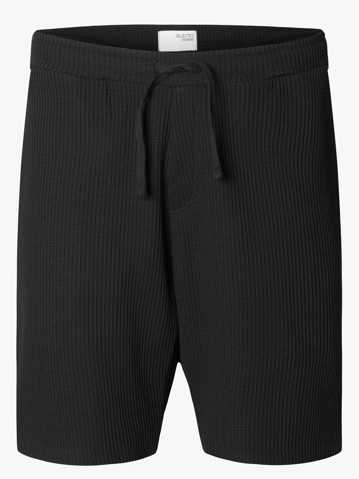 Selected Homme Loose Casper Waffle Short Sort